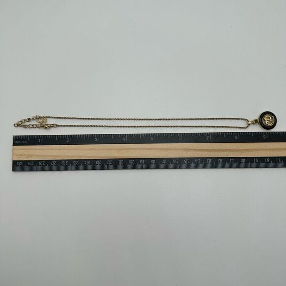 Dior‎ CD Logo Vintage Gold Tone Necklace - Picture 9 of 10